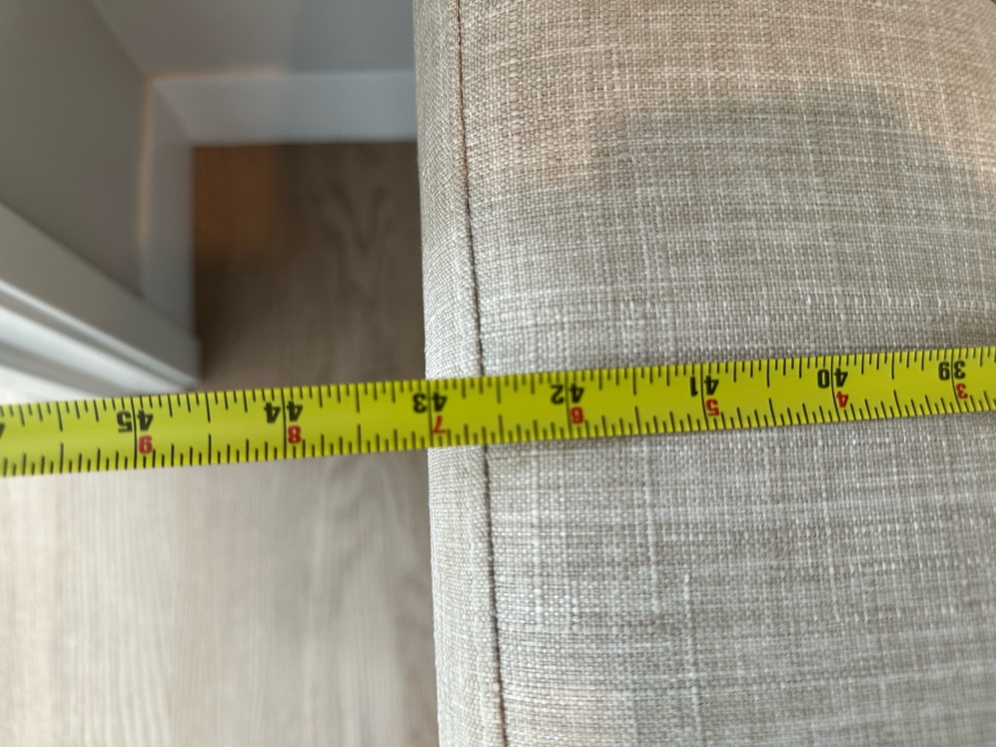 Contemporary Upholstered Bench By Baxton Studio 43W X 16D X 18H [Photo 5]