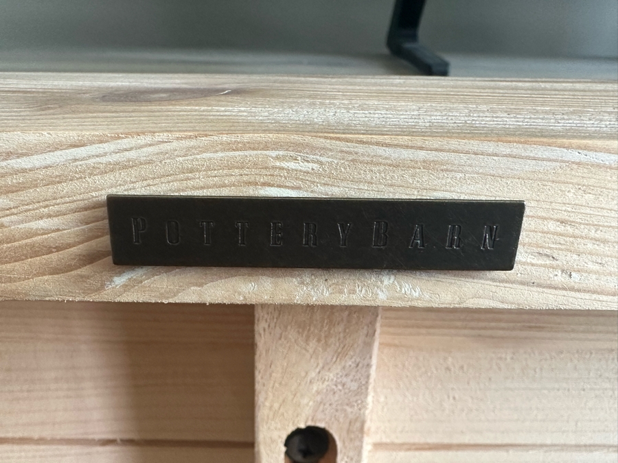 Pottery Barn Wooden Coffee Table With Lower Shelf 58W X 24D X 18H [Photo 9]