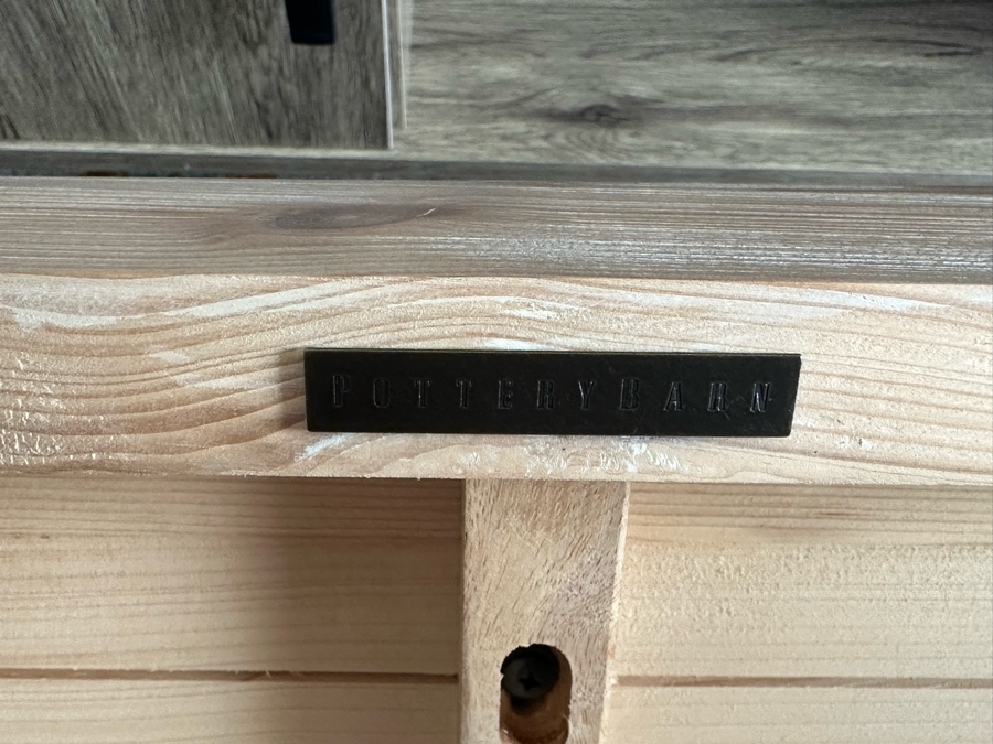 Pottery Barn Wooden Coffee Table With Lower Shelf 58W X 24D X 18H [Photo 10]