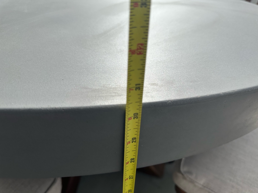 Six Pottery Barn Wooden Chairs And Pottery Barn 48' Round Pedestal Table Retails $3,362 [Photo 19]