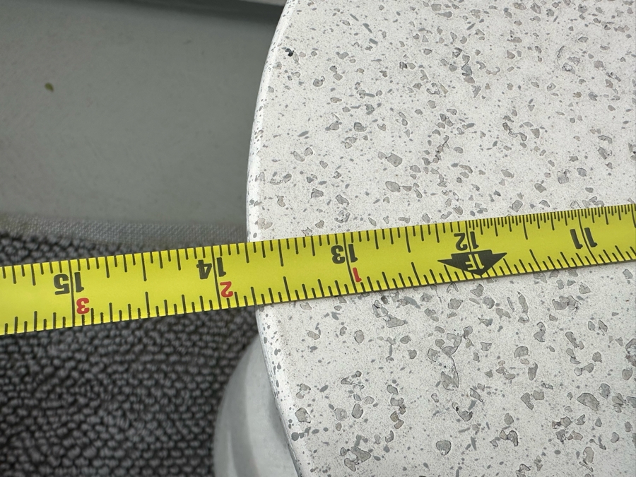 Pair Of Modern Resin Side Tables 14W X 19.5H [Photo 5]