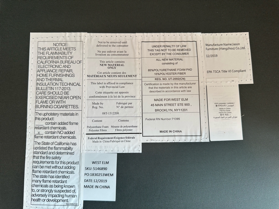 West Elm Modern Swivel Chair 29W X 31D X 29H [Photo 4]