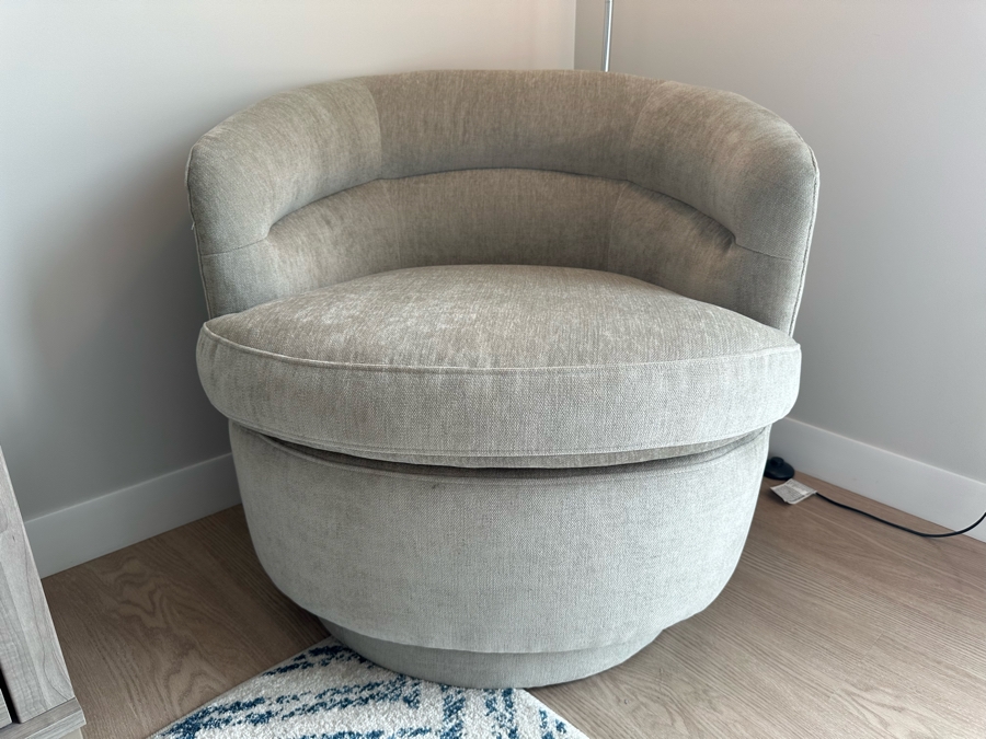 West Elm Modern Swivel Chair 29W X 31D X 29H [Photo 2]