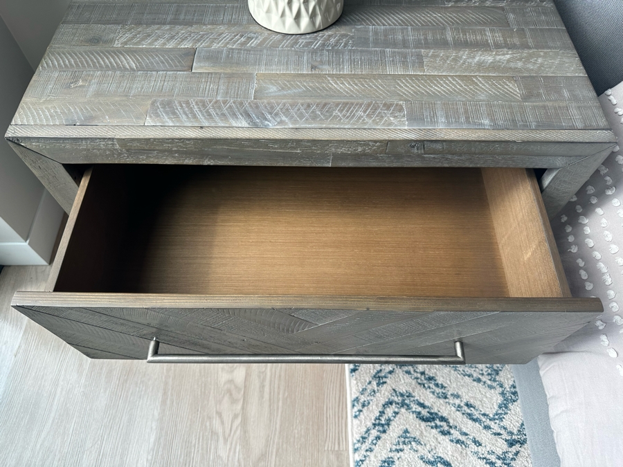 Pair Of Wooden 2-Drawer Nightstands Side Tables 30W X 18D X 24.5H [Photo 7]