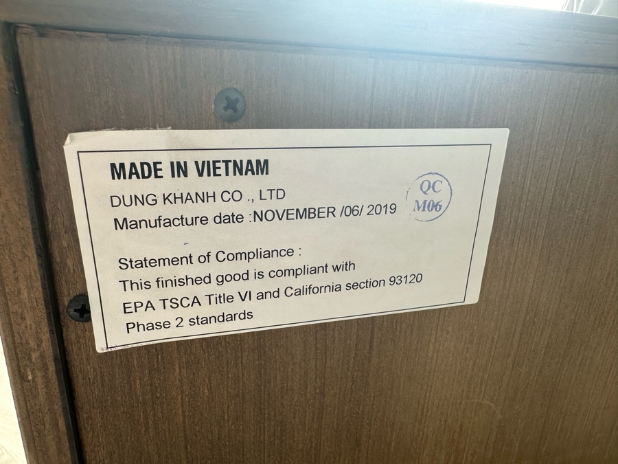 Pair Of Wooden 2-Drawer Nightstands Side Tables 30W X 18D X 24.5H [Photo 8]