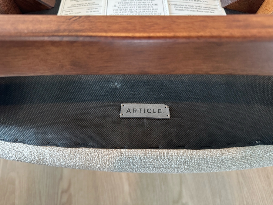 Pair Of Contemporary Side Chairs By Article Furniture [Photo 6]