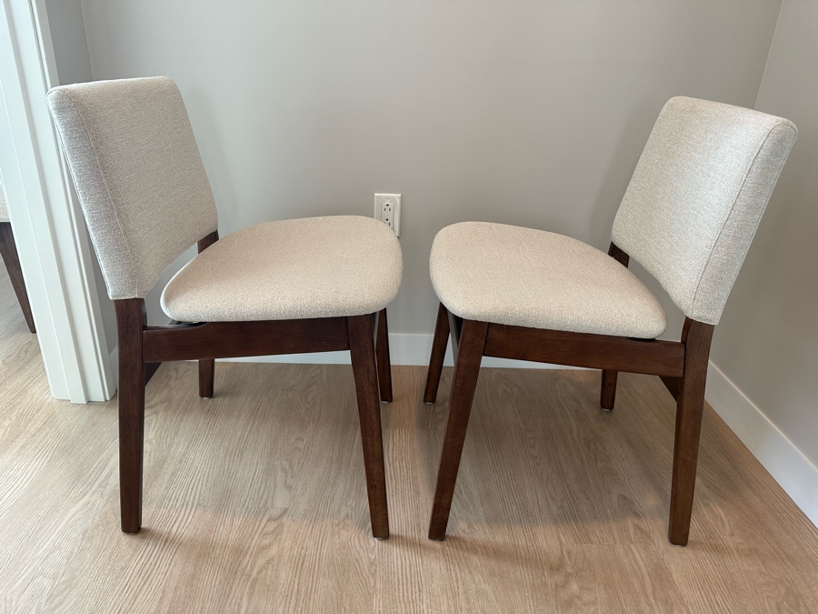 Pair Of Contemporary Side Chairs By Article Furniture [Photo 3]