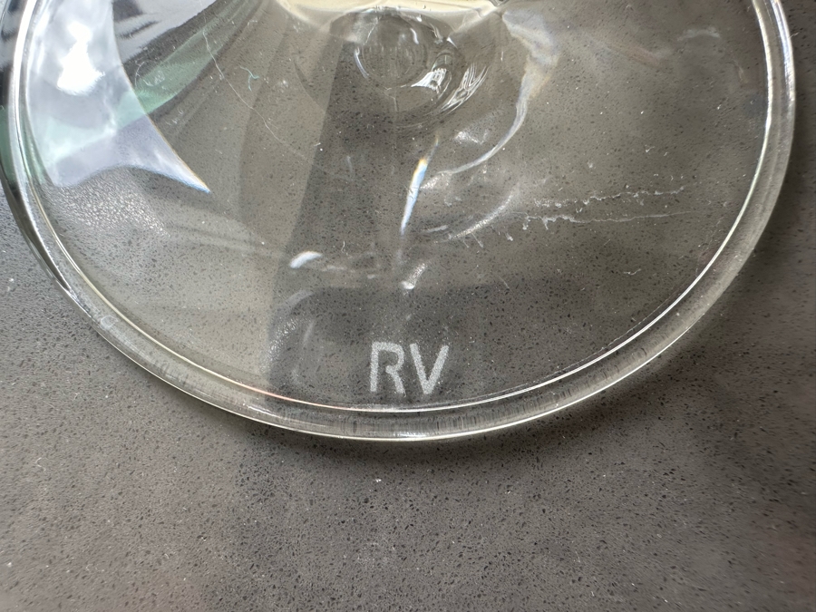 (6) Red Wine Stemware Glasses, (6) White Wine Stemware Glasses & (6) Champagne Flutes All Marked RV [Photo 6]