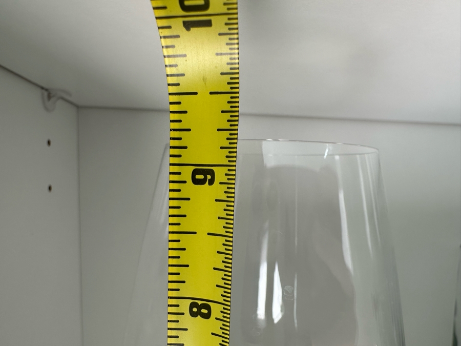 (6) Red Wine Stemware Glasses, (6) White Wine Stemware Glasses & (6) Champagne Flutes All Marked RV [Photo 9]