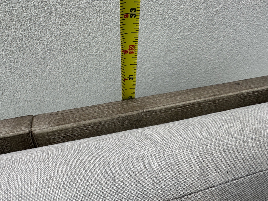 Two Pottery Barn Armchairs 27.5W X 30D X 30H Retails $587 Plus Modern White Resin Side Table [Photo 9]