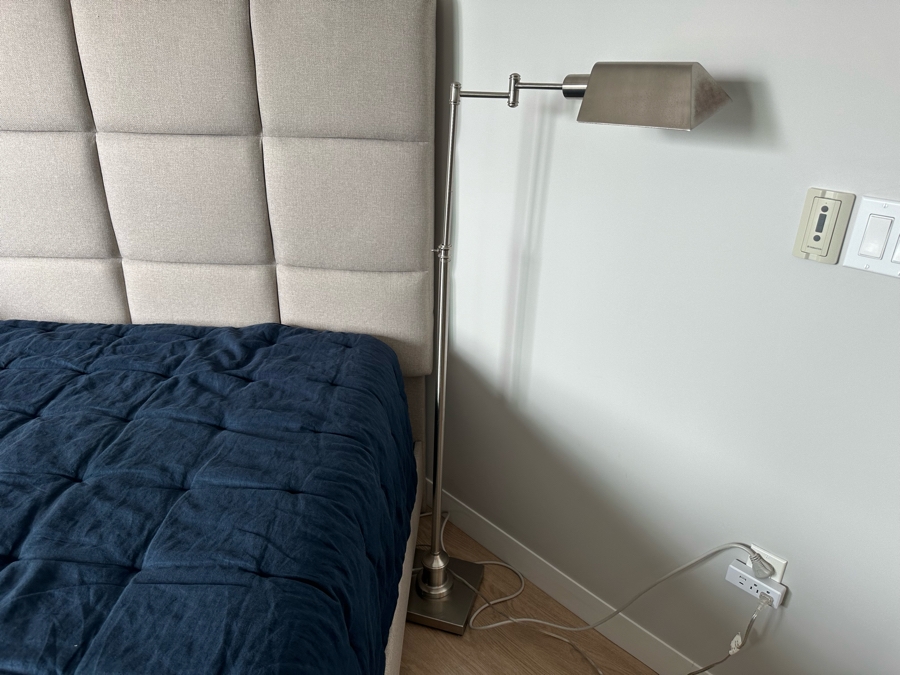 Pair Of Metal Adjustable Floor Lamps 54H [Photo 5]