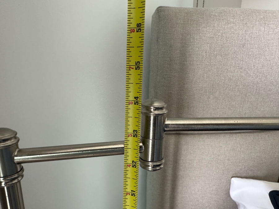 Pair Of Metal Adjustable Floor Lamps 54H [Photo 4]