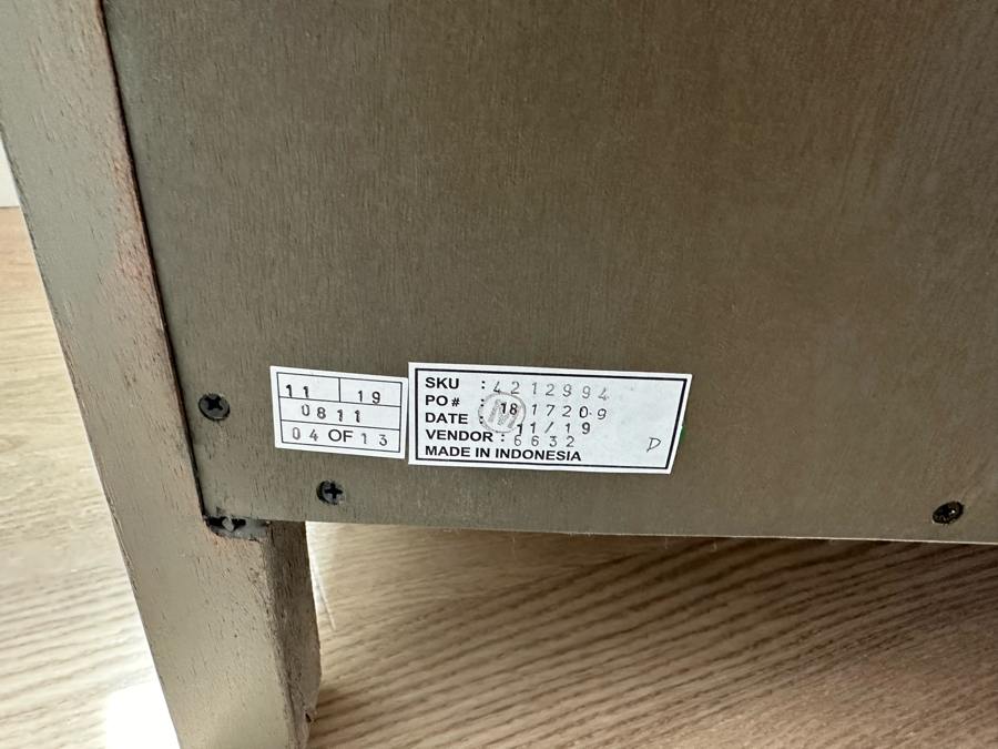 Pair Of Pottery Barn Toulouse Six Drawer Tall Dressers 36W X 20D X 46H (See Photos For Second Dresser) Retails $3,600 [Photo 12]