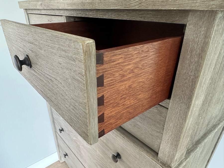 Pair Of Pottery Barn Toulouse Six Drawer Tall Dressers 36W X 20D X 46H (See Photos For Second Dresser) Retails $3,600 [Photo 6]