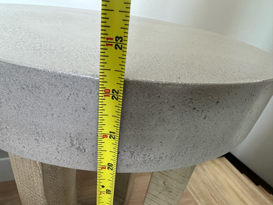 Pair Of Restoration Hardware Heston Round Side Table 16R Retails $1,400 [Photo 6]