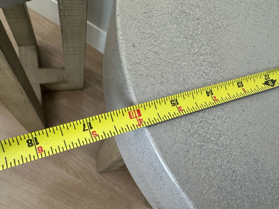 Pair Of Restoration Hardware Heston Round Side Table 16R Retails $1,400 [Photo 5]