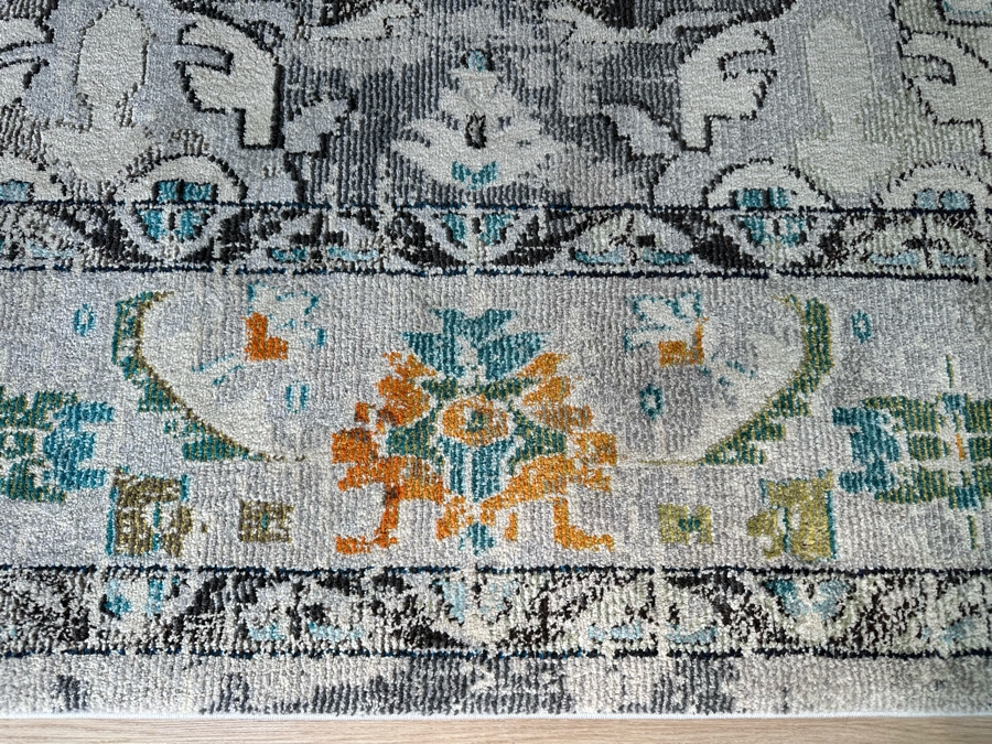 Safavieh Monaco Grey Light Blue Synthetic Area Rug 9' X 12' [Photo 6]