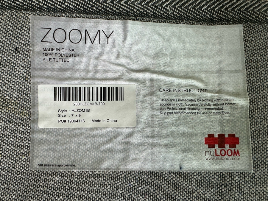 Nuloom Zoomy Synthetic Area Rug 7' X 9' [Photo 3]