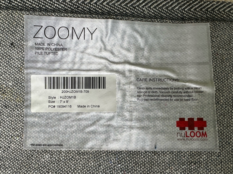 Nuloom Zoomy Synthetic Area Rug 7' X 9' [Photo 4]