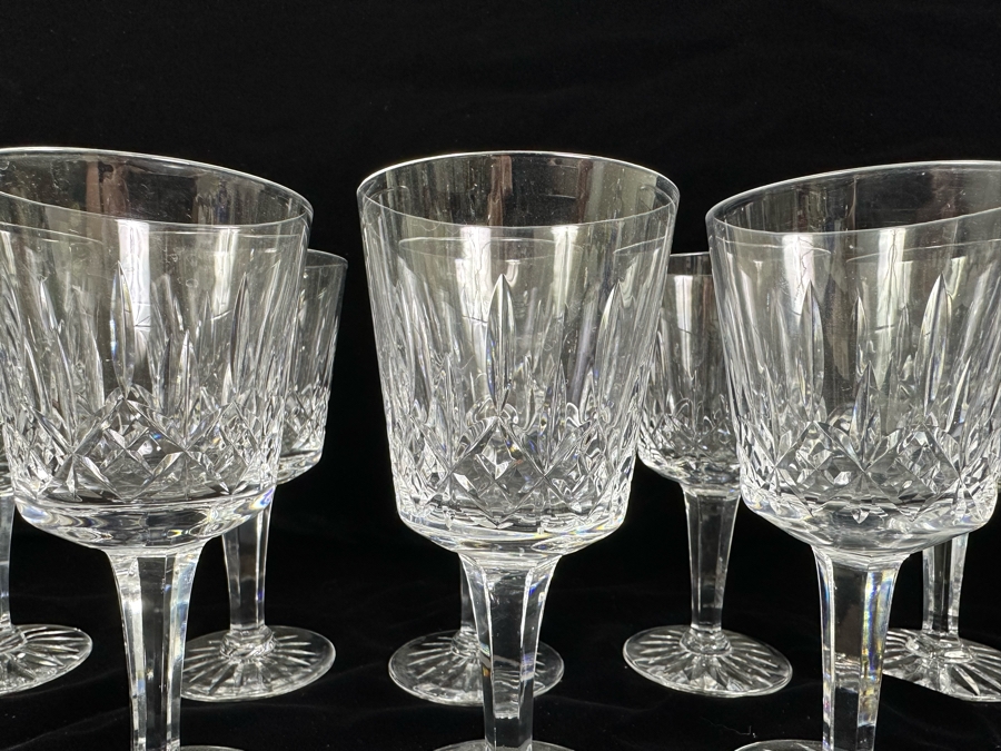 (10) Webb Corbett Crystal Stemware Glasses 6 1/8'H [Photo 4]