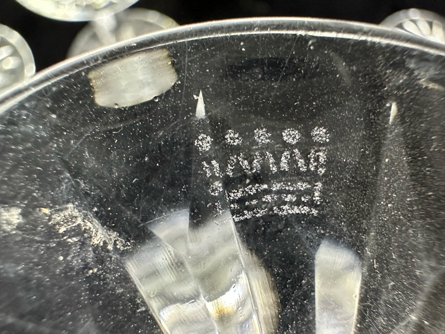 (10) Webb Corbett Crystal Stemware Glasses 6 1/8'H [Photo 6]