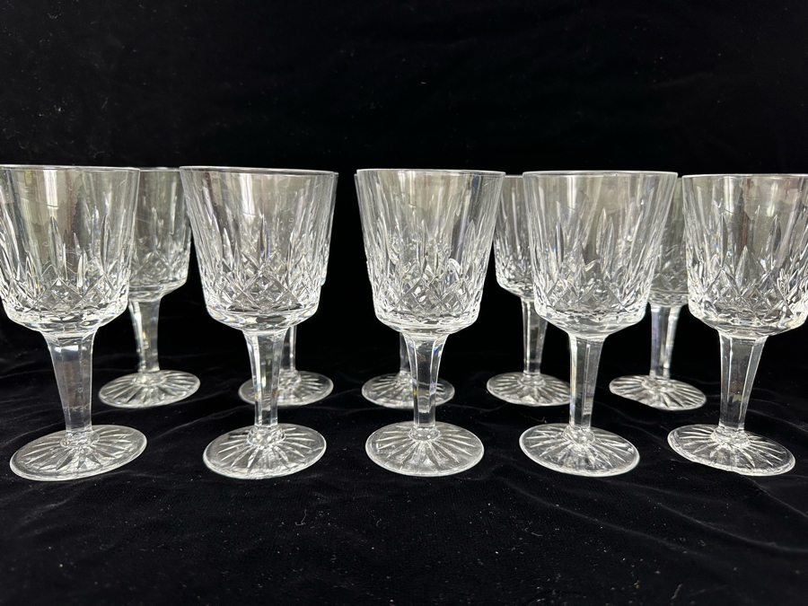(10) Webb Corbett Crystal Stemware Glasses 6 1/8'H [Photo 2]