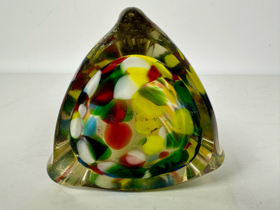 Stunning Mid-Century Modern Venetian Art Glass Vase Italy 12H [Photo 8]
