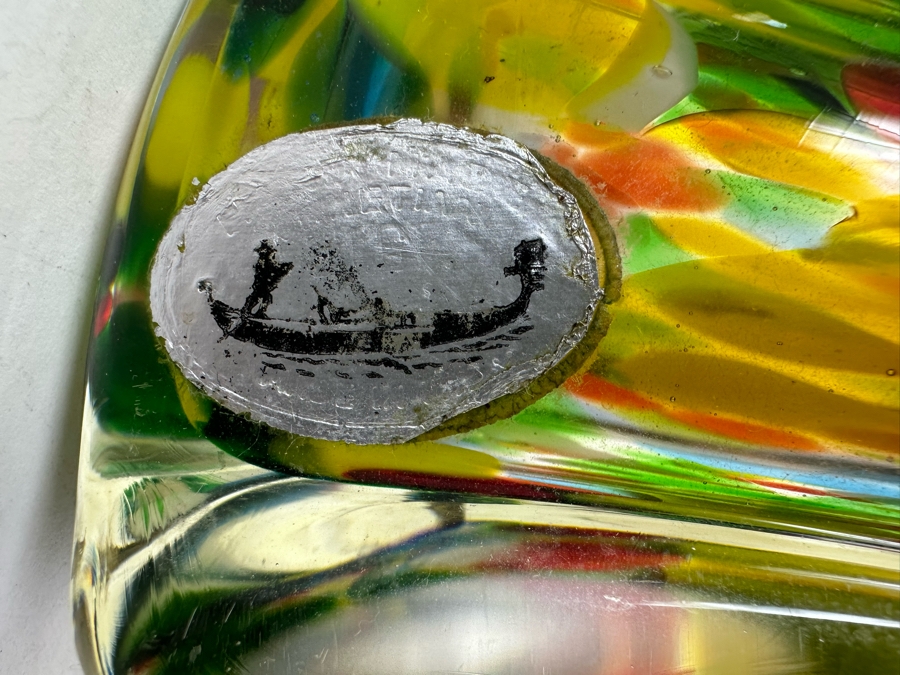 Stunning Mid-Century Modern Venetian Art Glass Vase Italy 12H [Photo 5]