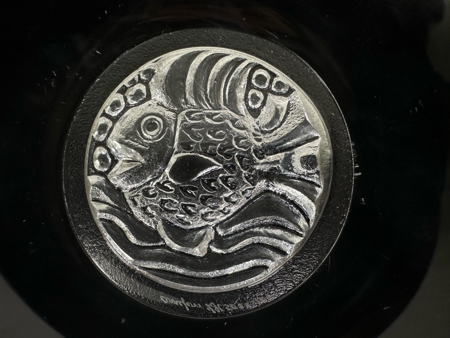 Vintage Signed Orrefors Sweden Art Glass Bowl 7.5W X 2.5H [Photo 4]