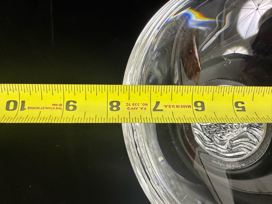 Vintage Signed Orrefors Sweden Art Glass Bowl 7.5W X 2.5H [Photo 7]