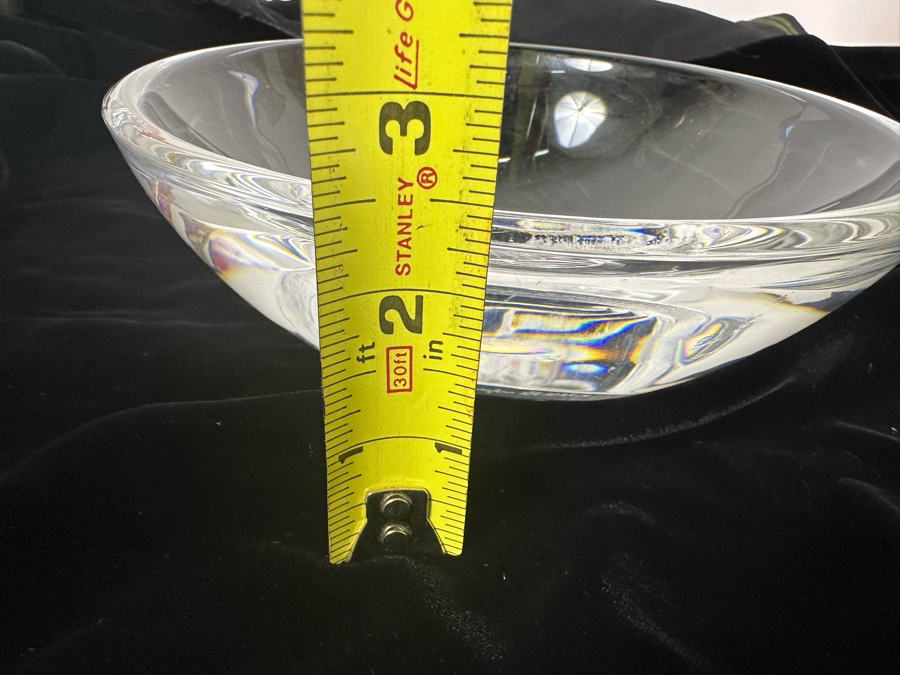 Vintage Signed Orrefors Sweden Art Glass Bowl 7.5W X 2.5H [Photo 8]