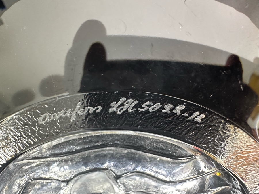 Vintage Signed Orrefors Sweden Art Glass Bowl 7.5W X 2.5H [Photo 5]