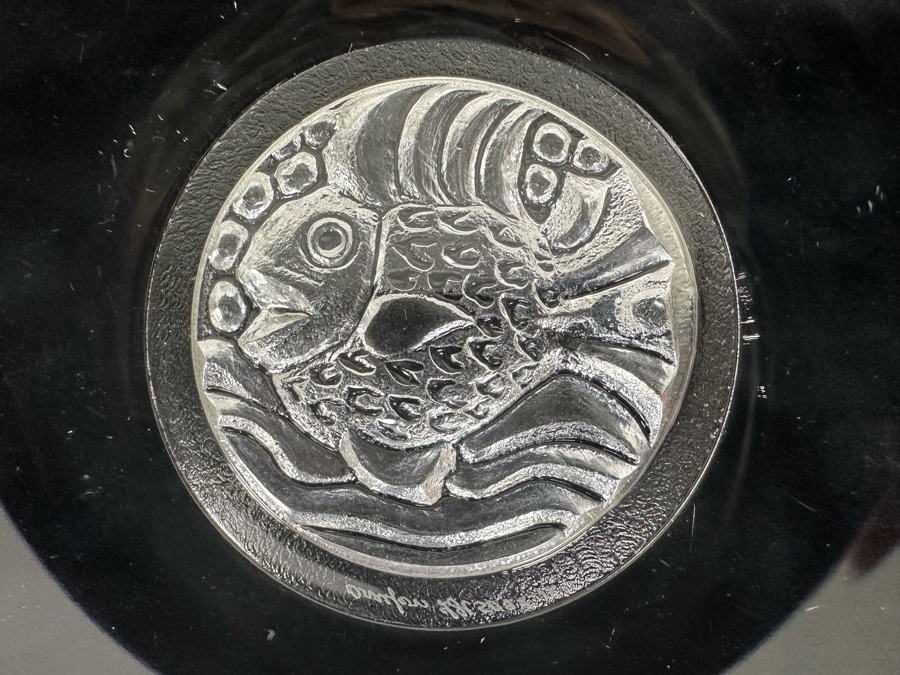 Vintage Signed Orrefors Sweden Art Glass Bowl 7.5W X 2.5H [Photo 3]