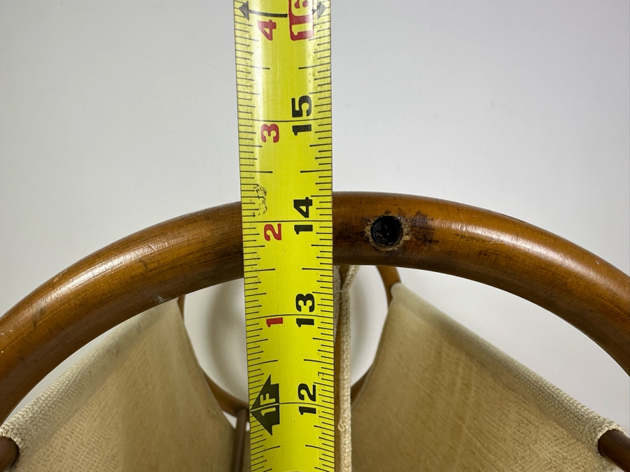 Vintage Bamboo & Rattan Magazine Rack 18'W X 14'H [Photo 9]