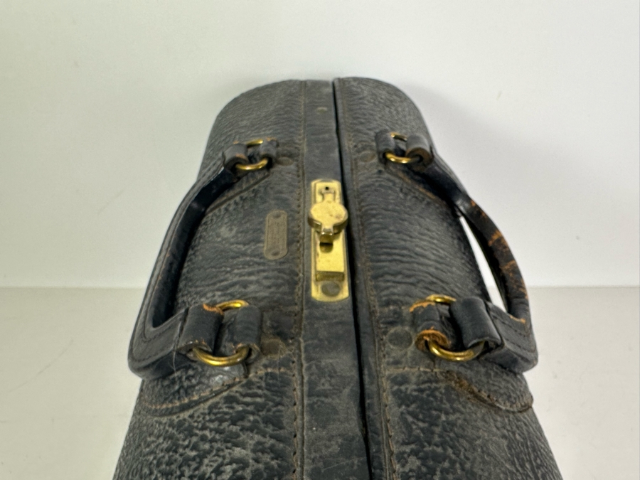 Vintage Top Grain Cowhide Emdee By Schell Doctors Bag 17.5'W X 8'D X 12'H [Photo 10]