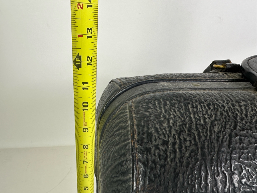 Vintage Top Grain Cowhide Emdee By Schell Doctors Bag 17.5'W X 8'D X 12'H [Photo 14]