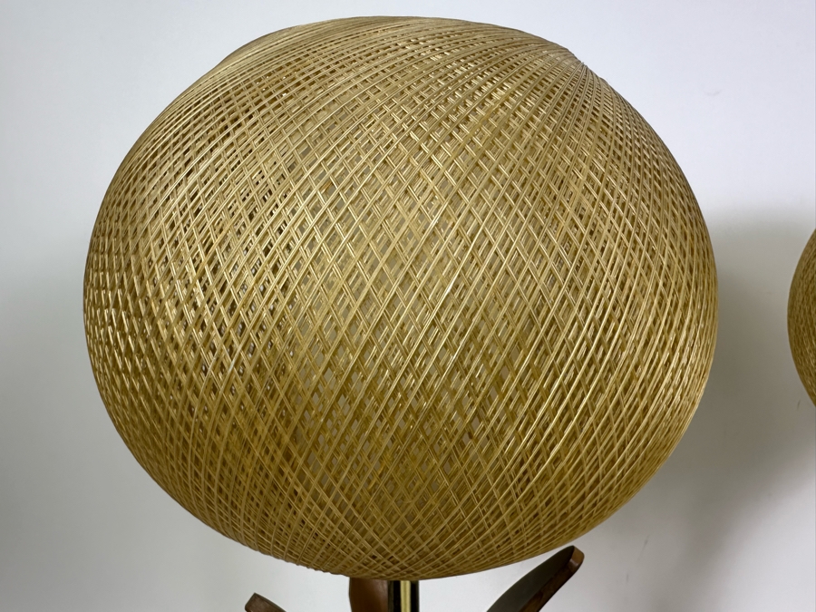 Pair Of Mid-Century Modern Tulip Lamps 18'H [Photo 6]