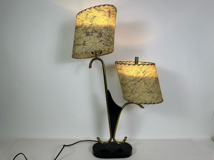 Vintage Mid-Century Modern Atomic Table Lamp 28'H [Photo 2]