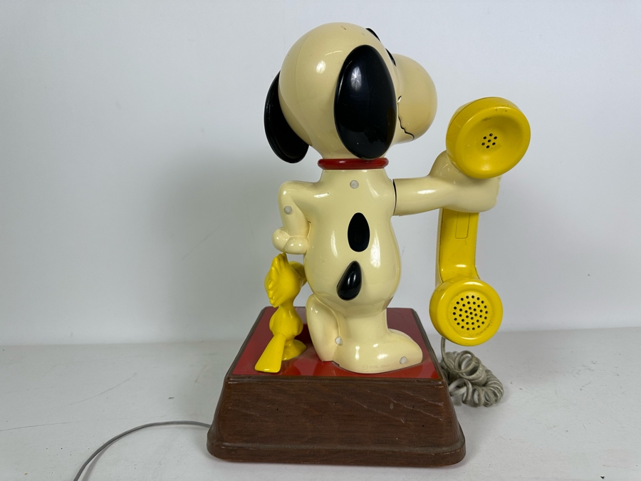Vintage 1976 The Snoopy And Woodstock Phone By American Telecommunications Corporation 14'H [Photo 4]