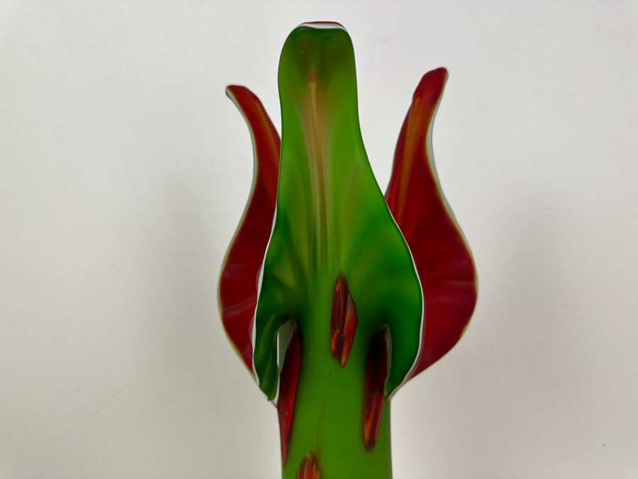 Vintage Essie Zareh Baijan Art Glass Vase From Azerbaijan Russia 16.5'H [Photo 4]