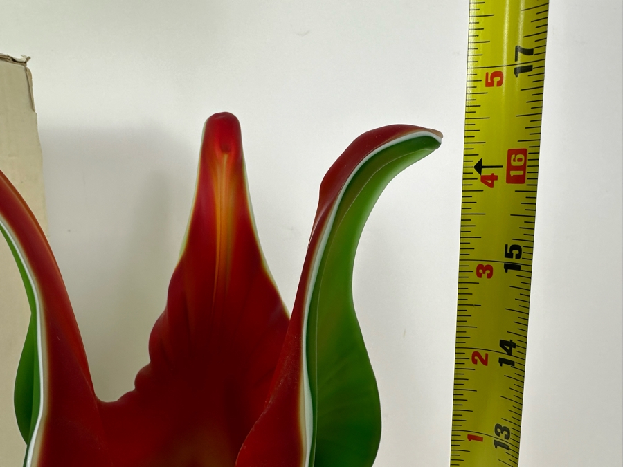 Vintage Essie Zareh Baijan Art Glass Vase From Azerbaijan Russia 16.5'H [Photo 9]