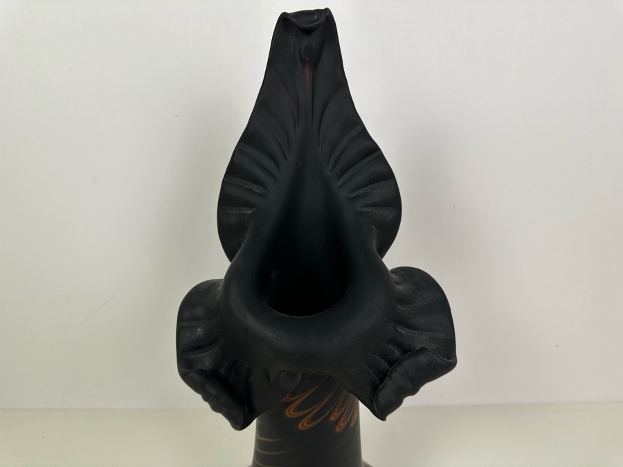 Vintage Essie Zareh Baijan Art Glass Vase From Azerbaijan Russia 16.5'H [Photo 3]