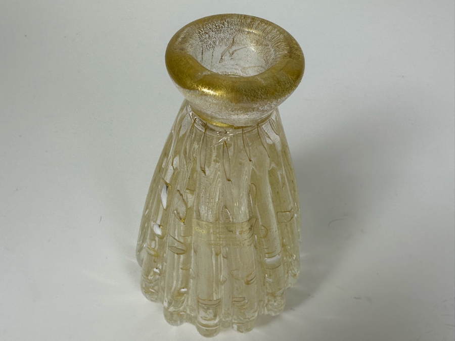 Gambaro & Poggi Murano Art Glass Bottle Made In Italy Vetreria Artistica 5'H [Photo 5]