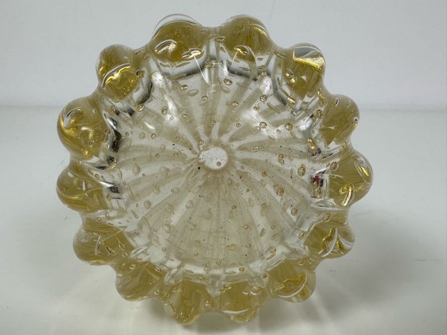 Gambaro & Poggi Murano Art Glass Bottle Made In Italy Vetreria Artistica 5'H [Photo 6]