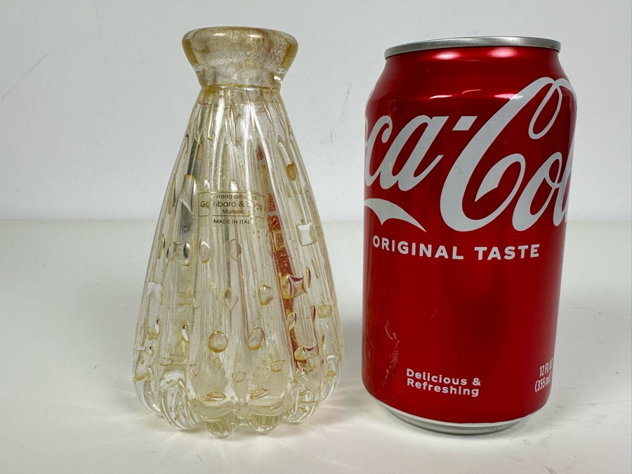 Gambaro & Poggi Murano Art Glass Bottle Made In Italy Vetreria Artistica 5'H [Photo 7]