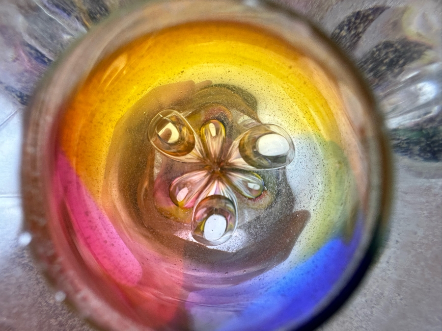 Vintage Large Signed Adam Jablonski Multi-Color Sculptural Art Glass Handmade In Poland 19'H [Photo 13]