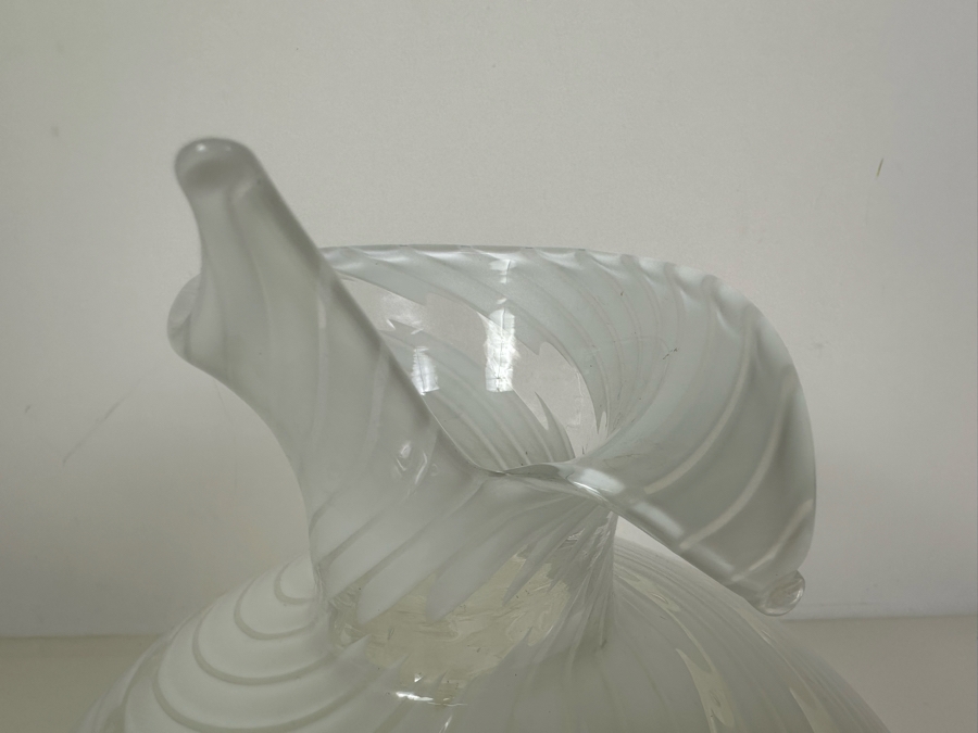 Vintage Signed Licio Zanetti Murano Art Glass Vase Venice Italy 11'H [Photo 3]