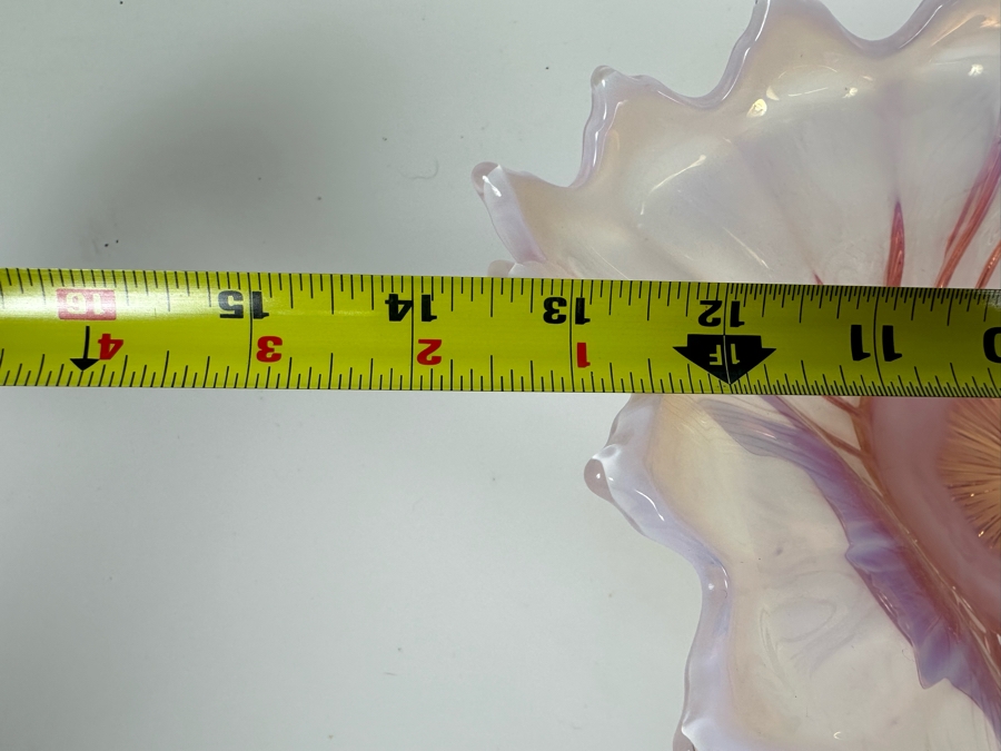 Vintage Fostoria Glass Opalescent Centerpiece Console Bowl 13.5'W X 7'D X 4.5'H [Photo 9]