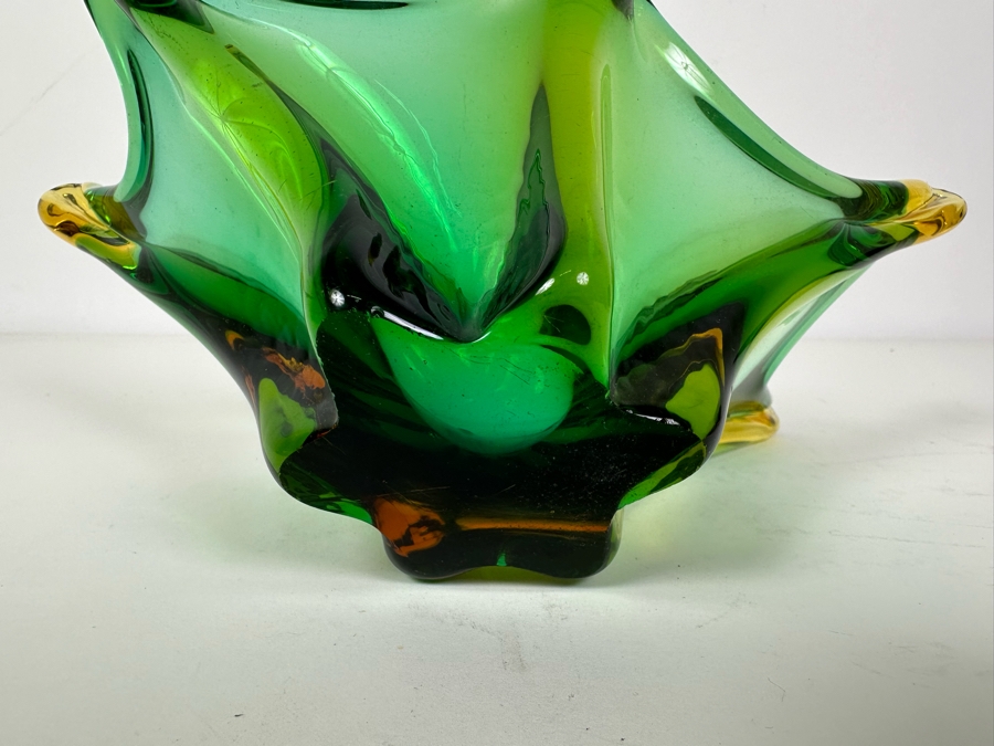 Vintage Italian Murano Glass Bowl 10'W X 6'D X 5'H [Photo 5]
