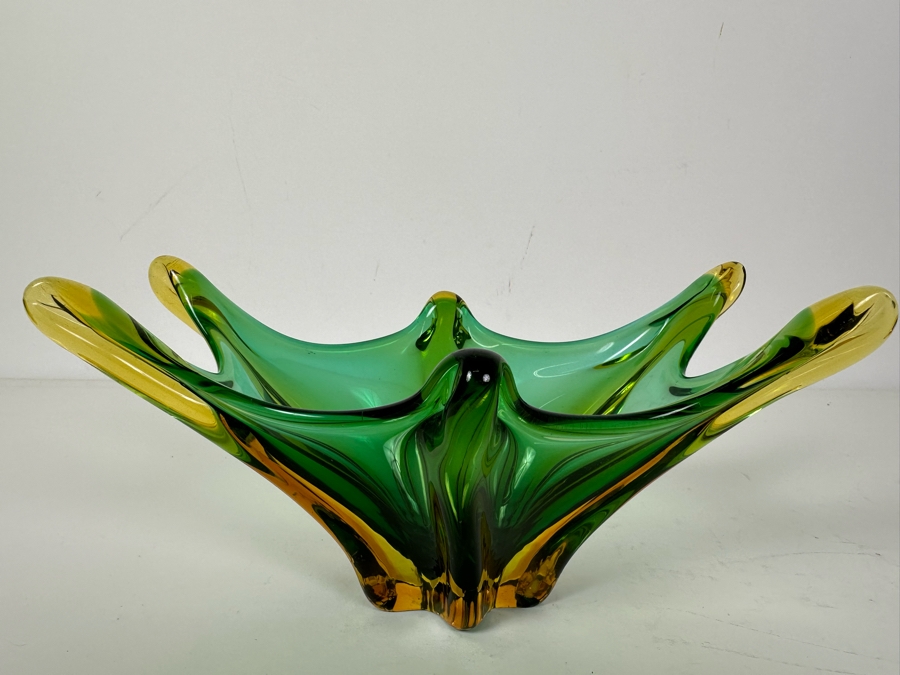 Vintage Italian Murano Glass Bowl 10'W X 6'D X 5'H [Photo 4]